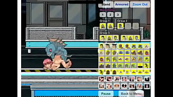 Pink haired girl gets fucked by monsters