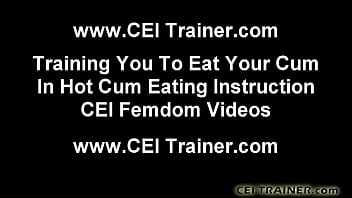 Cei jerk off encouragement femdom humiliation