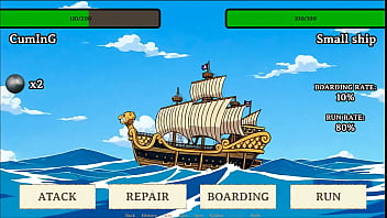 Lusty buccaneers parody hentai game ep 2 nami is stripping for the right amount of gold