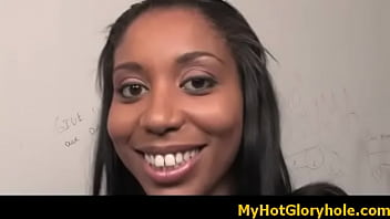 Amazing cock sucking through a gloryhole 20