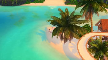 Ayane and tina fucks in a beach resort