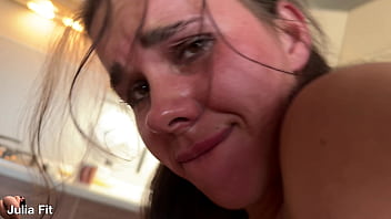 Slime like eggs or creampie from the ass anal in the kitchen Slime like eggs or creampie from the ass anal in the kitchen