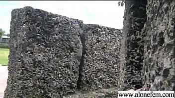 Alone sexy horny girl masturbating tender vid 07