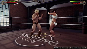 Johnny walker vs marie v nf3d mixed fight mma maledom boxing ring combat