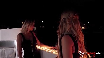 Lesbian step mom teaches daughter things