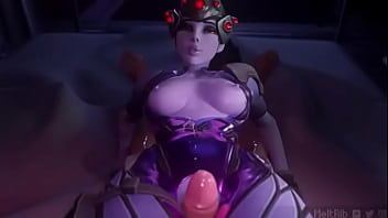 Widowmaker dandolo todo durante el sexo