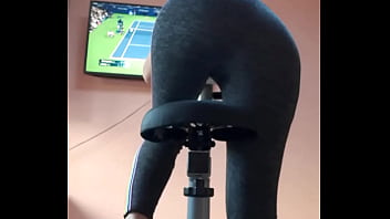 I didn't want to interrupt my workout and peed my gym pants