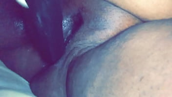 Creamy ebony pussy