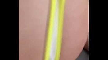 I masturbate anally in front of my friend so that he can put his huge cock in my ass