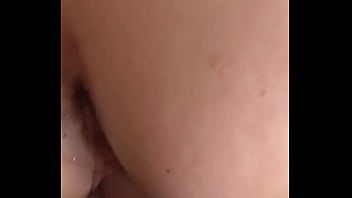 I masturbate anally in front of my friend so that he can put his huge cock in my ass
