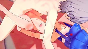 Horny cappie gets a wet quickie 3d miside anime hentai sex