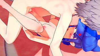 Horny cappie gets a wet quickie 3d miside anime hentai sex