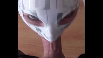 Throat training tran submissive vilja the real life sex doll gets deepthroated and fucked in her zentai spandex suit like a perfect toy