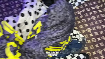 Stepbro begged me to ride his huge hard black cock raw till he creampied me