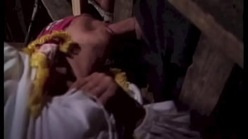 The country lady doggside in the barn enjoys a nice cock