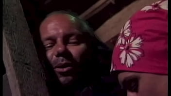 The country lady doggside in the barn enjoys a nice cock