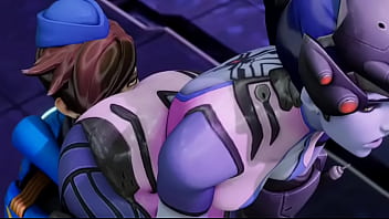 Tracer eats widow maker's ass