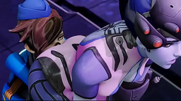Tracer eats widow maker's ass