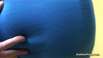 Busty teen picked up for dildo games