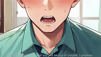 Stepsister making webcam blowjob while her stepbrother spying on her