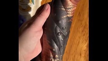 Obsessed with these gorgeous pieces that arrived from bardtoys for me to review dildo is a medium shadow demon