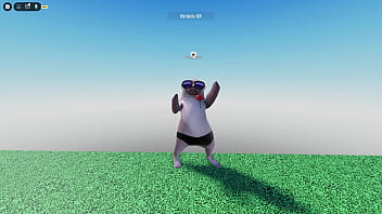 Garoto com pauzão dança enquanto ouve gemido da garota gostosa