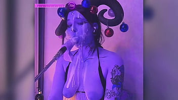Devil filled with cum passionately gives blowjobs