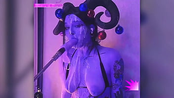Devil filled with cum passionately gives blowjobs