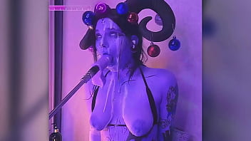 Devil filled with cum passionately gives blowjobs