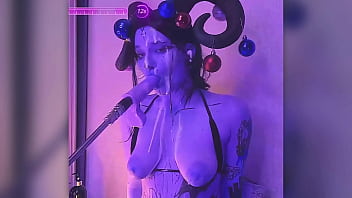 Devil filled with cum passionately gives blowjobs