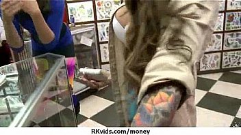 Sexy wild chick gets paid to fuck 27