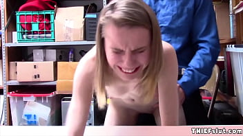 Petite serbian thief caught and rough fucked Petite serbian thief caught and rough fucked