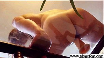 Hot sexy girl insert sex toys in her holes vid 10