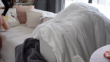 Stepmom caught me fucking a sex doll and decided to take advantage of the moment