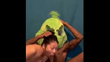 Grinch fucking tight asian pussy for christmas Grinch fucking tight asian pussy for christmas
