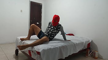 American man with small and ugly penis tries to masturbate his penis with an inflatable plastic American man with small and ugly penis tries to masturbate his penis with an inflatable plastic