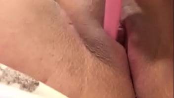 Latina using dildo
