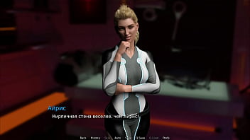 Teases with her boobs