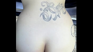 Pretty streetwalker with big tits and a lip ring bends over to get fucked in public after deepthroating his cock; he comes in her pussy without her permission