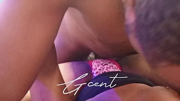 Hot babe helps him with her pussy