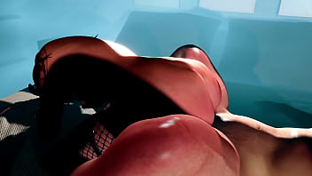 Slim honey girlfriend become a demon of lust and sucked her partner dry