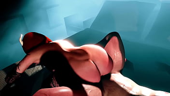 Slim honey girlfriend become a demon of lust and sucked her partner dry