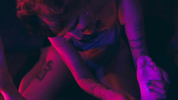 Sexy bia with feet restraint to tickle and worship