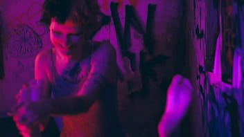 Sexy bia with feet restraint to tickle and worship