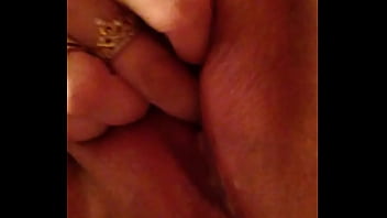 Teasing and playing in pussy