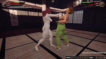 Neph vs karen nf3d female kinky combat competition