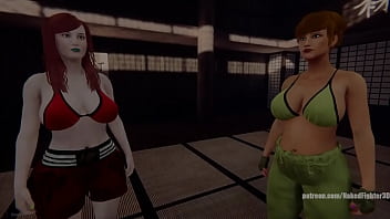 Neph vs karen nf3d female kinky combat competition