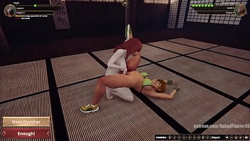 Neph vs karen nf3d female kinky combat competition