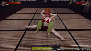 Neph vs karen nf3d female kinky combat competition