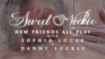 New friends with sweet vickie and danny luckee